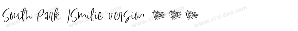 South Park )Smilie version字体转换